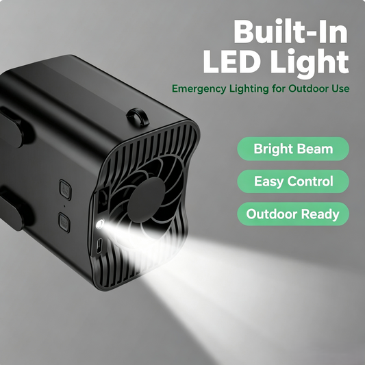 Clip-on Wearable Outdoor Waist Fan