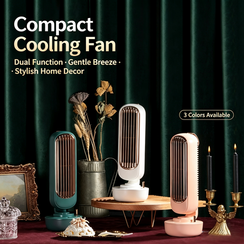 Portable Mini Tower Cooling Fan with Humidifier