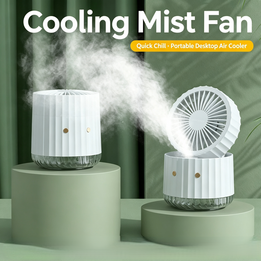 Portable Desktop Mist Cooling Fan