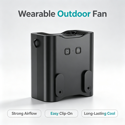 Clip-on Wearable Outdoor Waist Fan