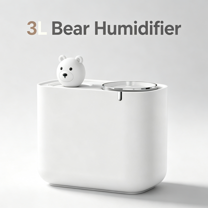 3L Cute Bear Dual Nozzle Humidifier