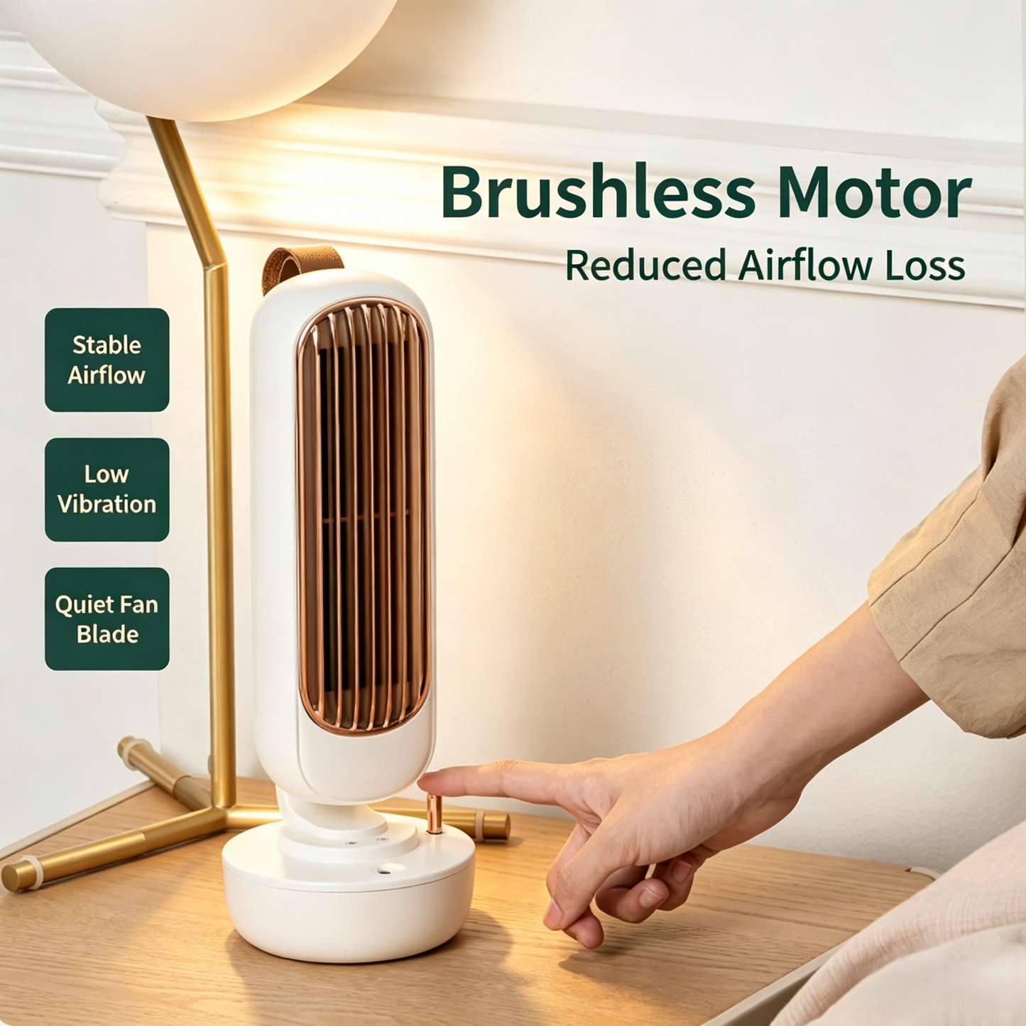 Portable Mini Tower Cooling Fan with Humidifier