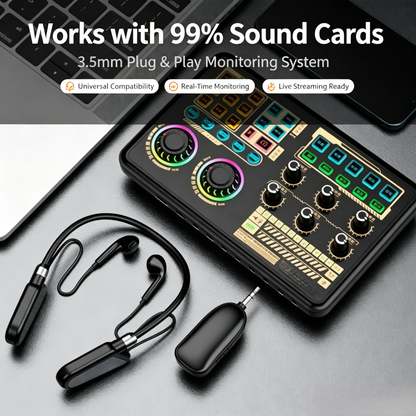 Wireless Live Streaming Monitoring Earphones